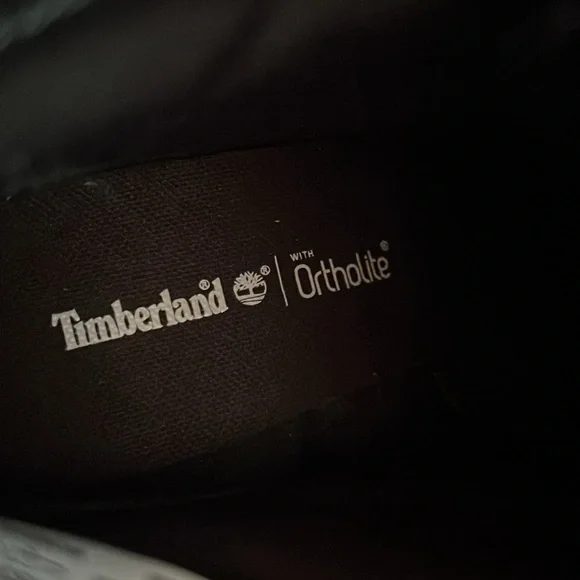 Timberland Glance Heel Field Boots Leather Canvas Sz 10 - Picture 6 of 6